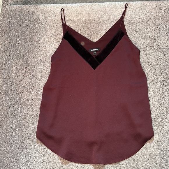 Express maroon camisole blouse - Picture 1 of 5
